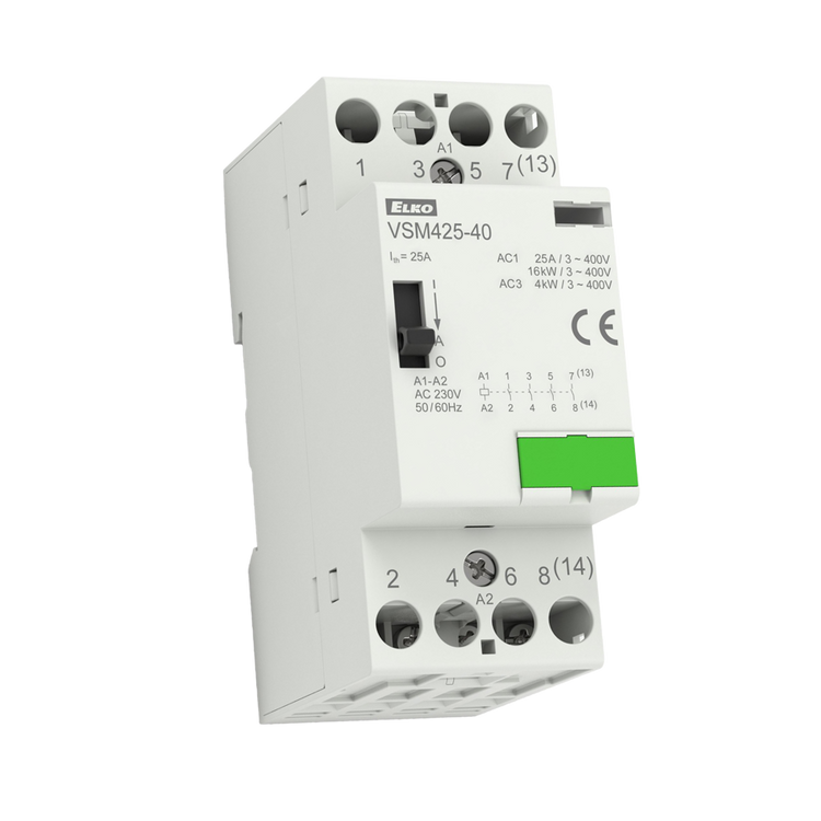 Contactors with manual control